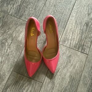 Pink Patent Heels Stiletto Like New 7.5